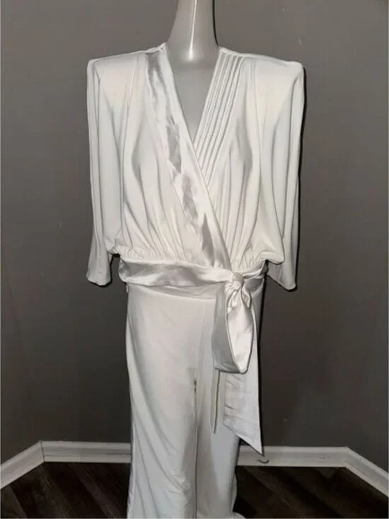 NWT Zhivago Weld Jumpsuit in White Size 8 $600 - Picture 5 of 11